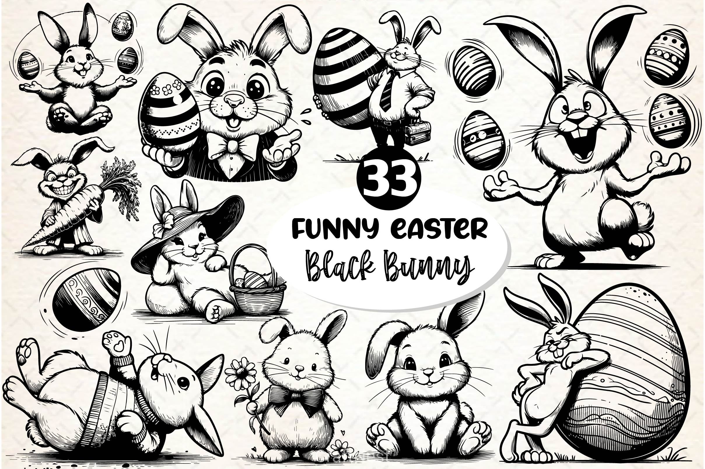 Easter Bunny SVG Bundle