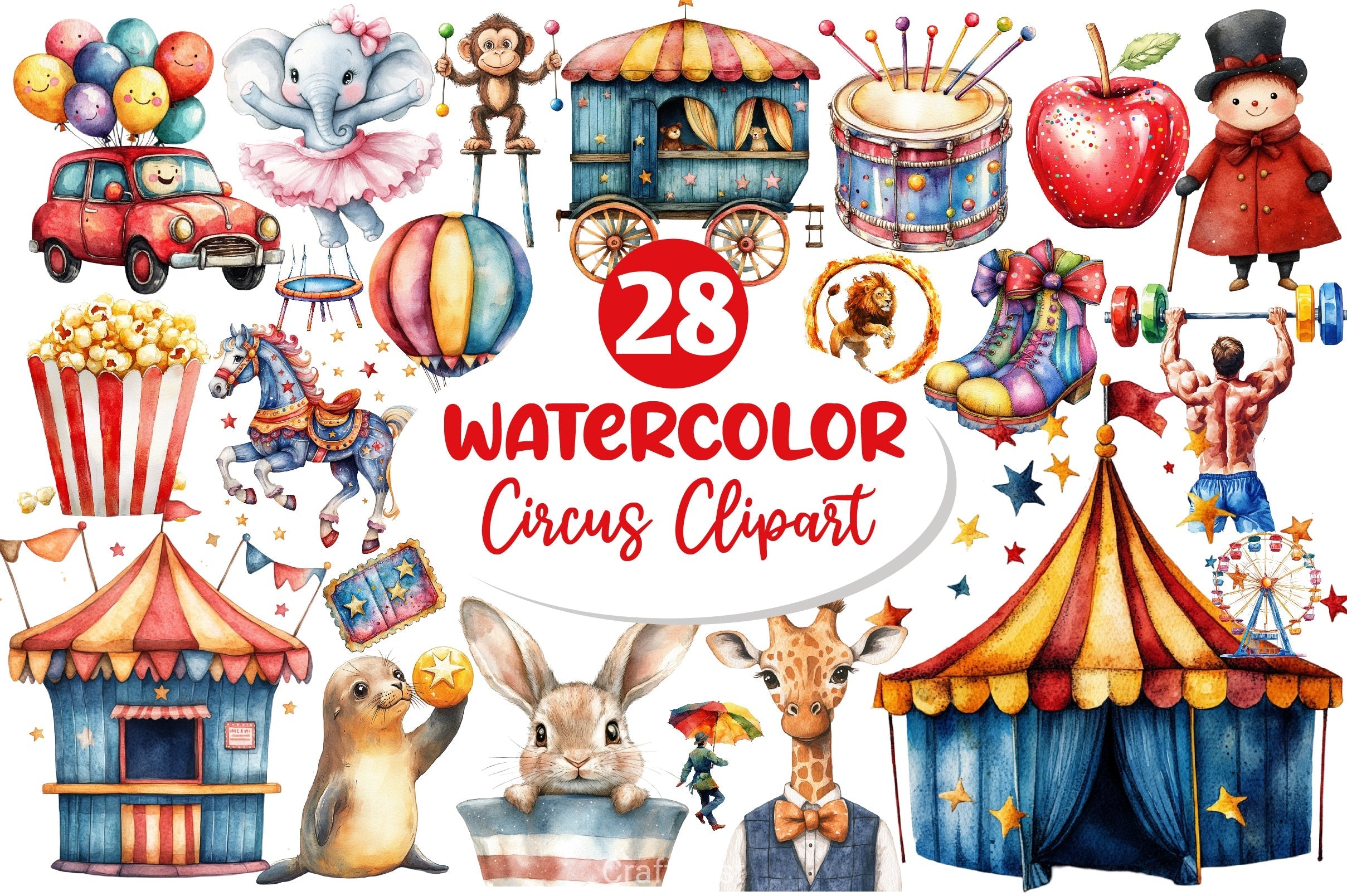 Circus Clipart Bundle