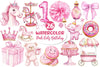Pink Kids Birthday Clipart Bundle