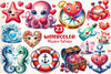 Maritime Valentine Clipart Bundle