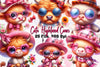 Cute Highland Cows Clipart Bundle