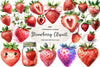 Strawberry Clipart Bundle