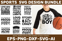 Sports Design SVG Bundle 2 - CraftNest - Digital Crafting and Art