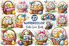 Easter Eggs Basket Clipart Bundle 2
