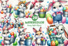 Easter Bunny Basket Clipart Bundle