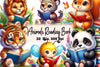 Animals Reading Book Clipart Bundle