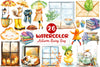 Autumn Rainy Day Clipart Bundle