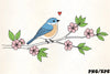 Bluebird Blossom Spring Clipart Bundle