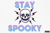 Stay Spooky Skull Clipart Bundle