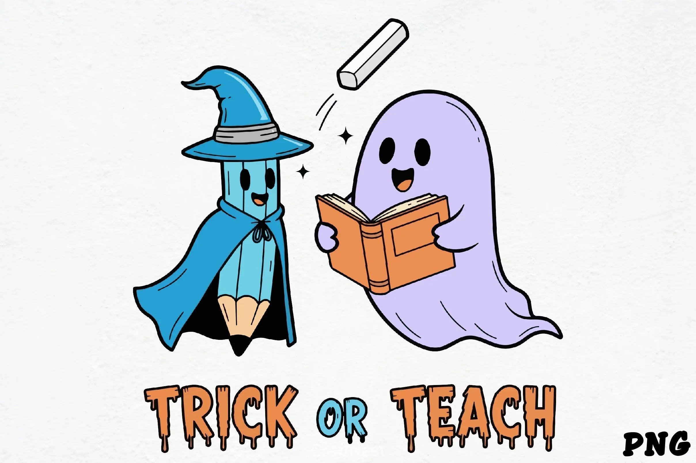 Trick Or Teach Halloween Clipart Bundle - CraftNest - Digital Crafting and Art