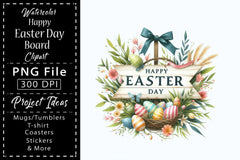 Easter Day Board Clipart Bundle - CraftNest - Digital Crafting and Art
