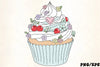 Pastel Cupcake Clipart Bundle