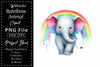 Rainbow Animals Clipart Bundle