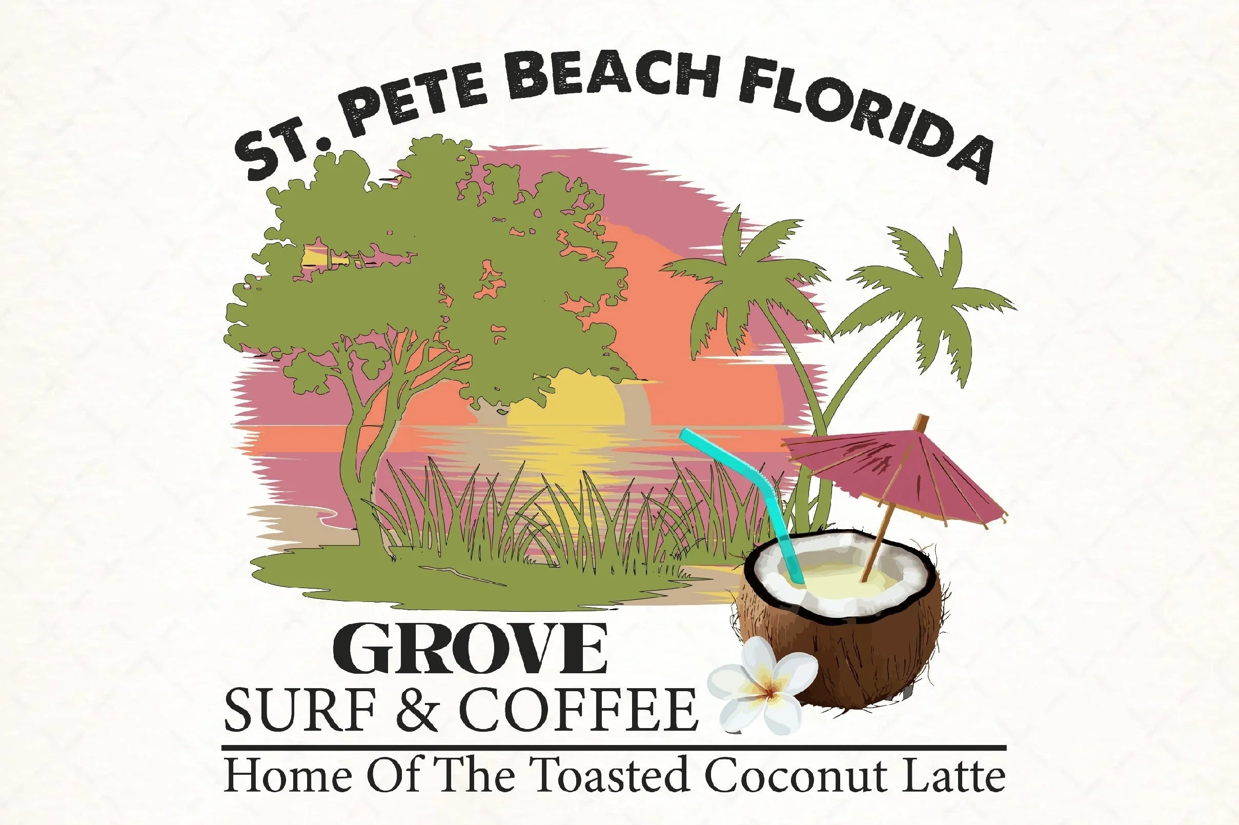 Surf & Coffee T Shirt Design Bundle - CraftNest - Digital Crafting and Art