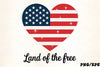 American Flag Heart Clipart Bundle