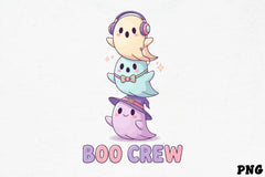 Boo Crew Ghosts Clipart Bundle - CraftNest - Digital Crafting and Art