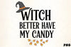 Witch Candy Quote Clipart Bundle