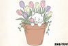 Adorable Kitten in Flower Pot Clipart Bundle
