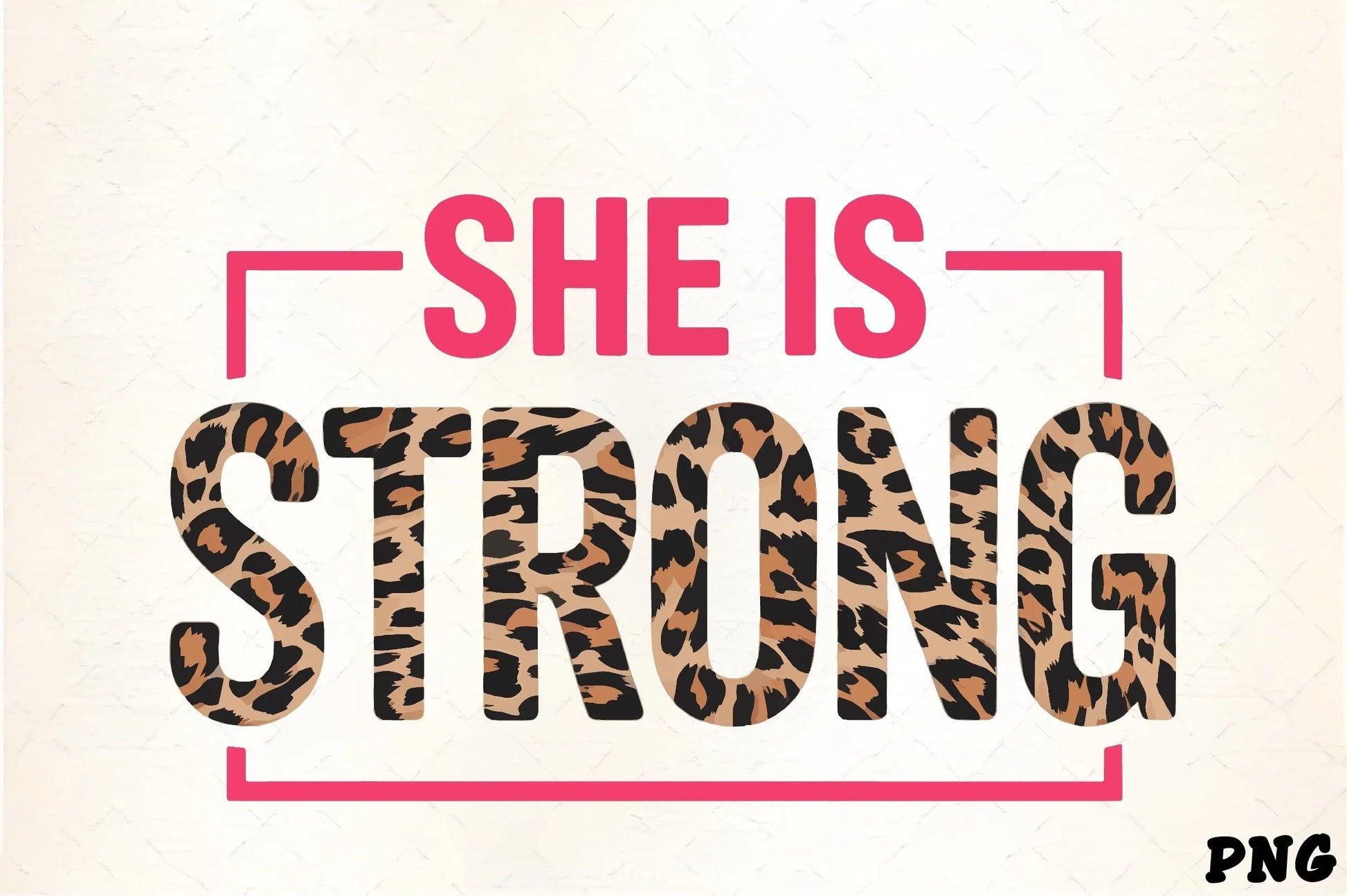 She Is Strong Leopard Print Clipart Bundle - CraftNest - Digital Crafting and Art