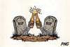 Cheers From The Grave Clipart Bundle