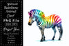 Rainbow Animals Clipart Set