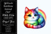 Rainbow Animals Clipart Set