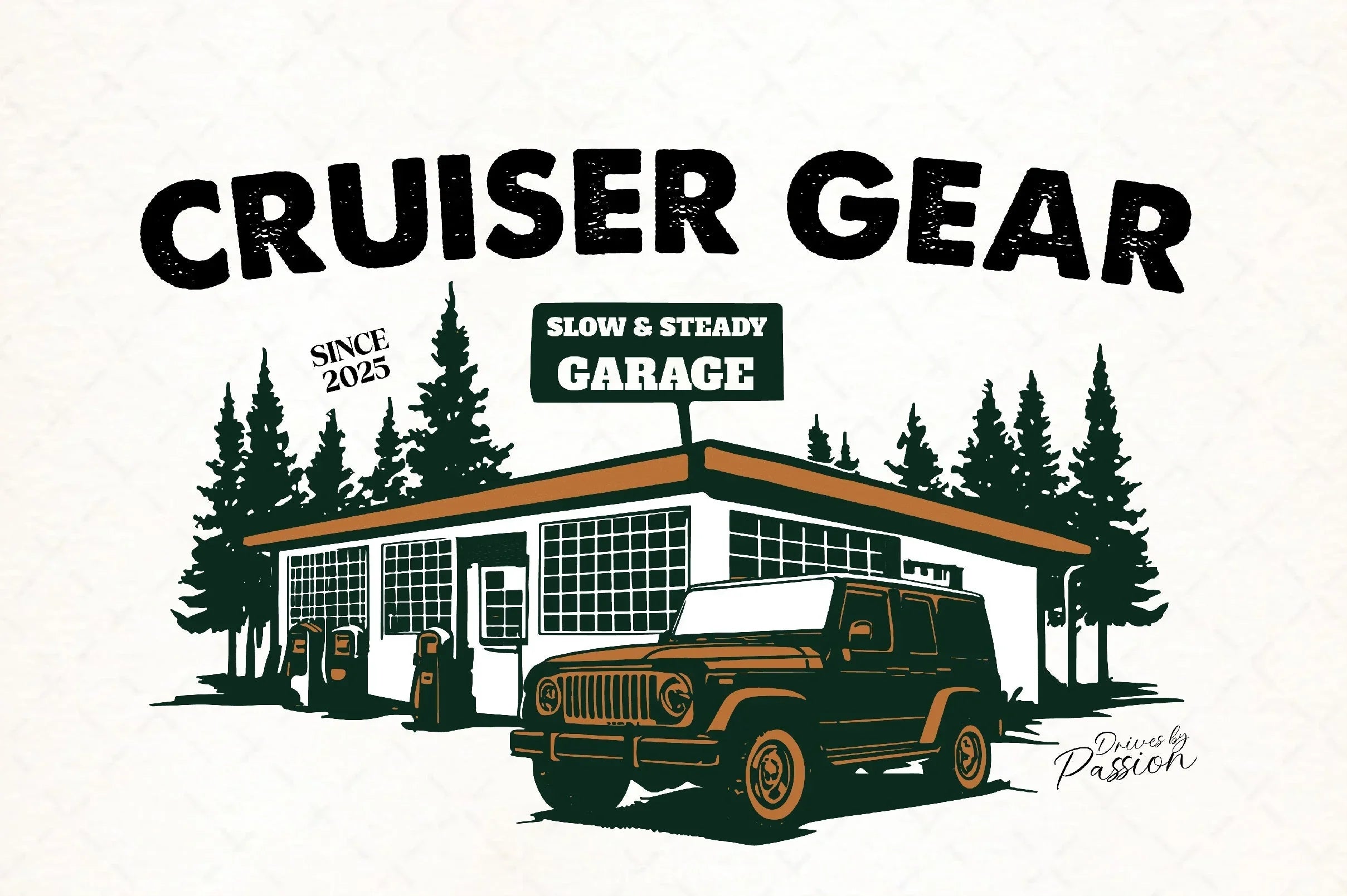 Cruiser Gear Garage T Shirt Design Bundle - CraftNest - Digital Crafting and Art
