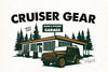 Cruiser Gear Garage T Shirt Design Bundle