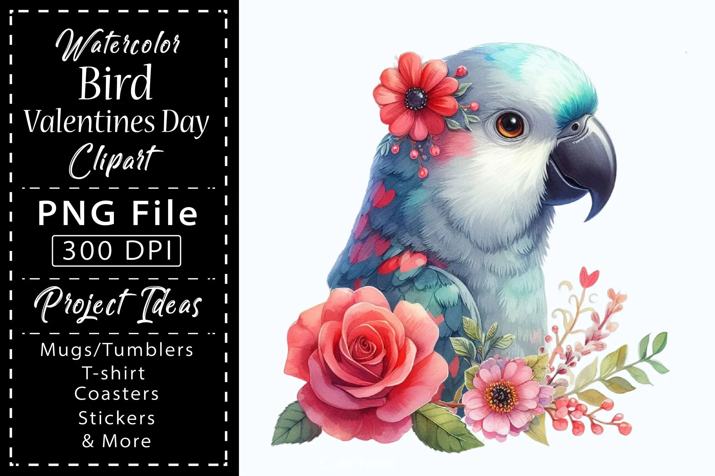 Bird Valentines Clipart Bundle 6 - CraftNest - Digital Crafting and Art