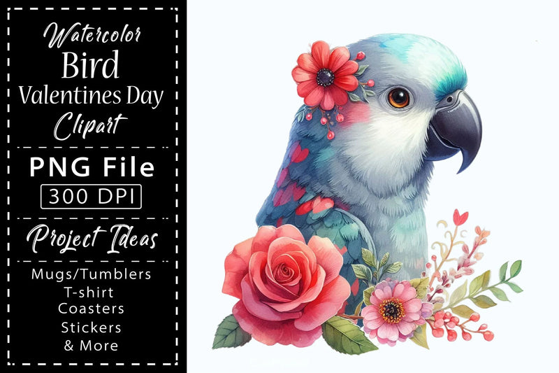 Bird Valentines Clipart Bundle 6 - CraftNest - Digital Crafting and Art