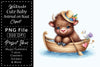 Cute Baby Animals Boat Clipart Bundle