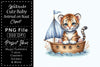 Cute Baby Animals Boat Clipart Bundle