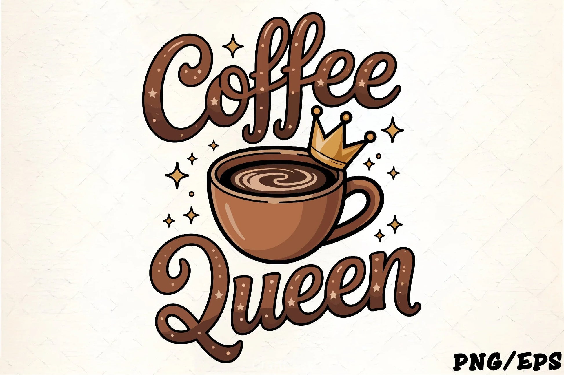 Coffee Queen Crown Mug Clipart Bundle - CraftNest - Digital Crafting and Art
