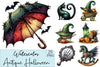 Antique Halloween Clipart Bundle
