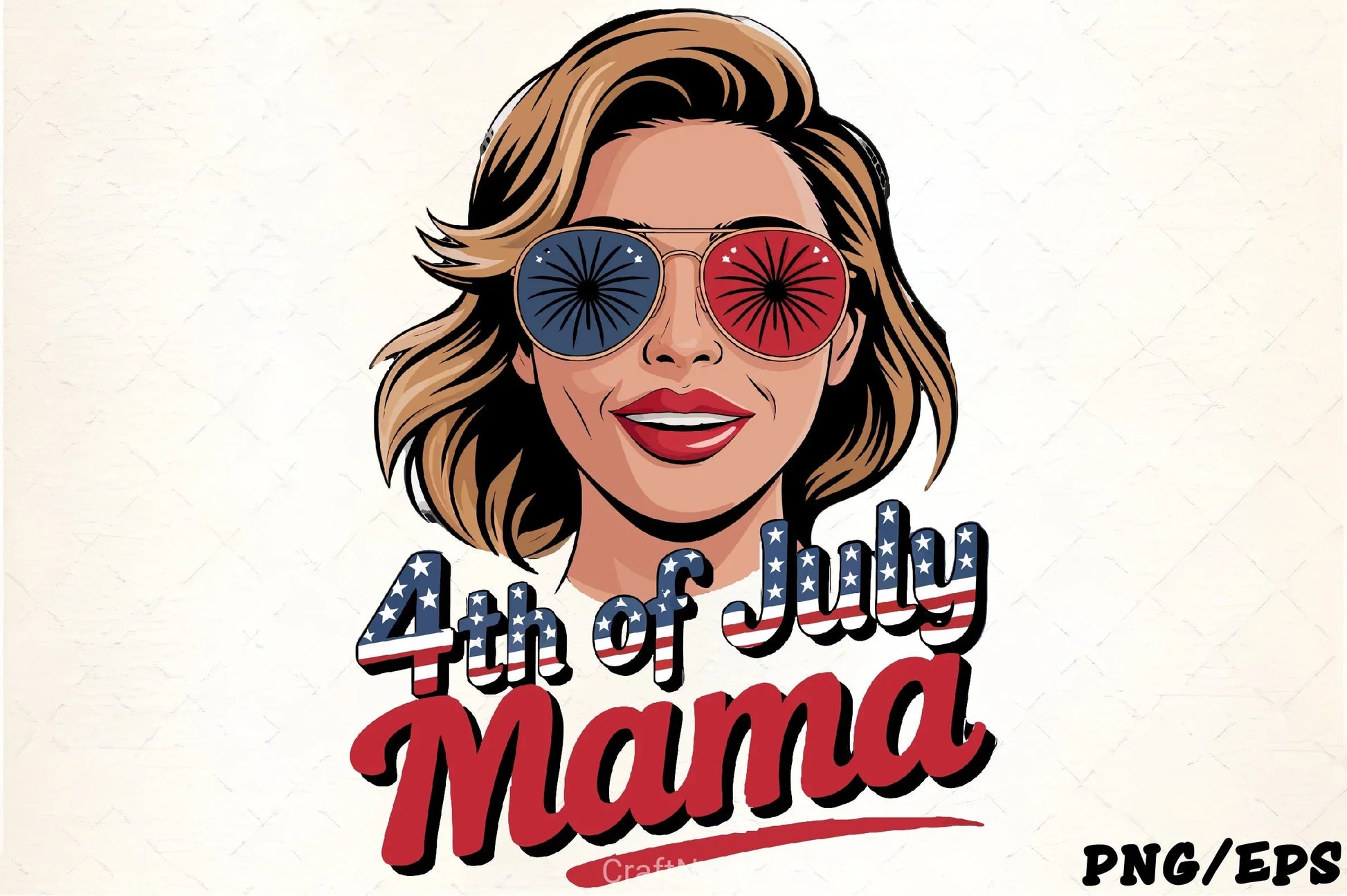 Fourth of July Patriotic Woman Clipart Bundle - CraftNest - Digital Crafting and Art