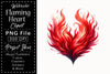 Flaming Heart Clipart Bundle