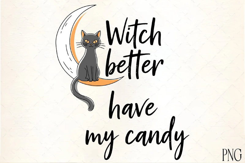 Witch Cat Halloween Clipart Bundle - CraftNest - Digital Crafting and Art