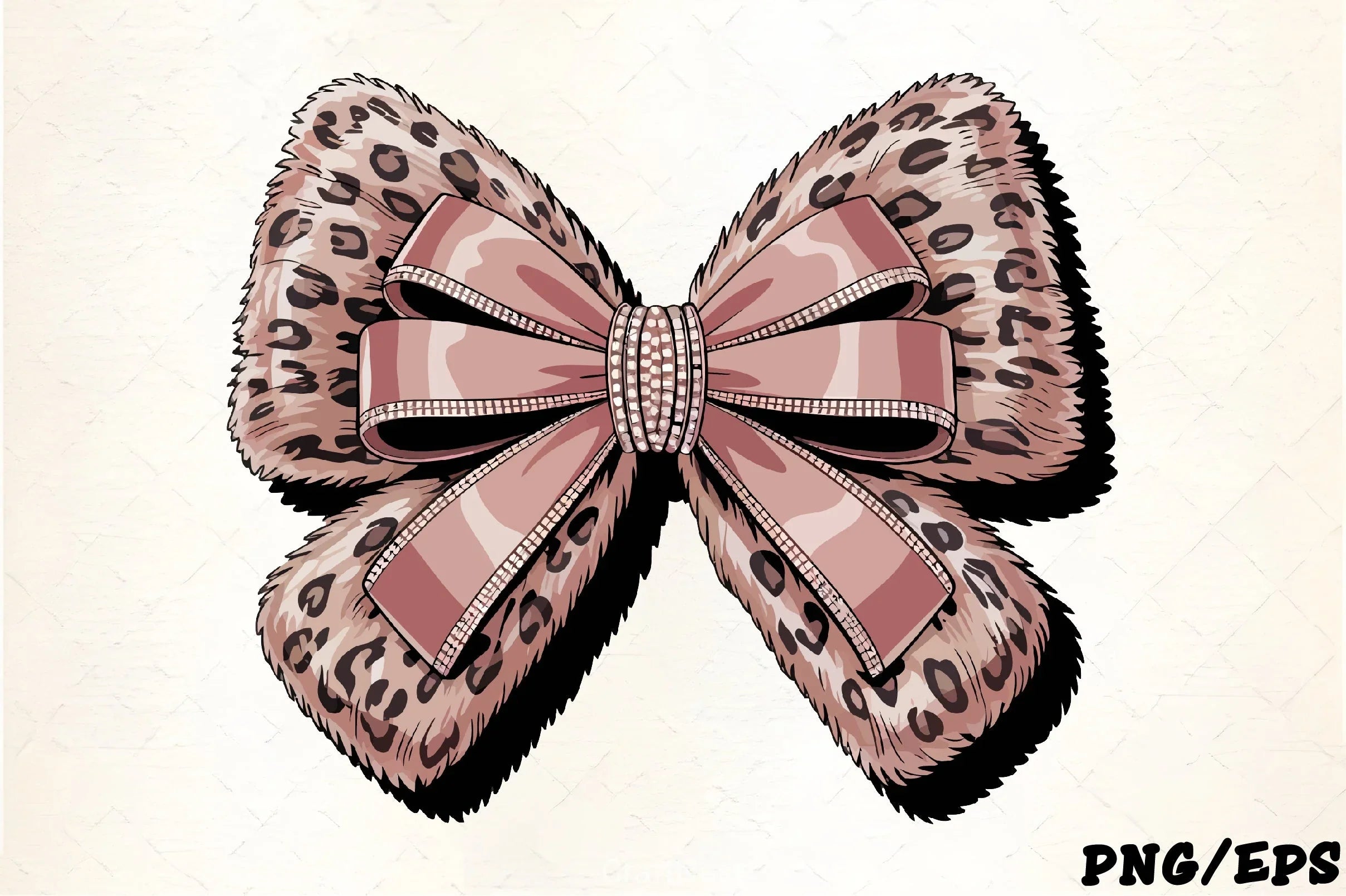 Leopard Print Bow Clipart Bundle - CraftNest - Digital Crafting and Art