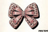 Leopard Print Bow Clipart Bundle