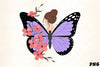 Butterfly Wings & Flowers Clipart Bundle