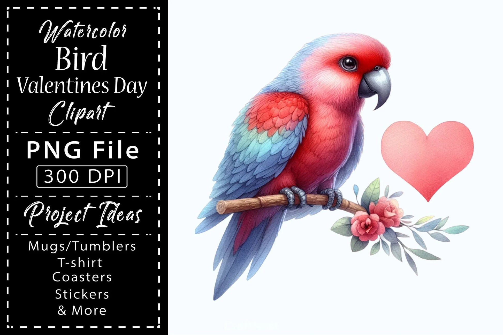 Bird Valentines Day Clipart Bundle 29 - CraftNest - Digital Crafting and Art