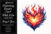 Flaming Heart Clipart Bundle