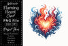 Flaming Heart Clipart Bundle