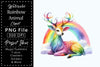 Rainbow Animals Clipart Bundle