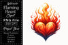 Flaming Heart Clipart Bundle