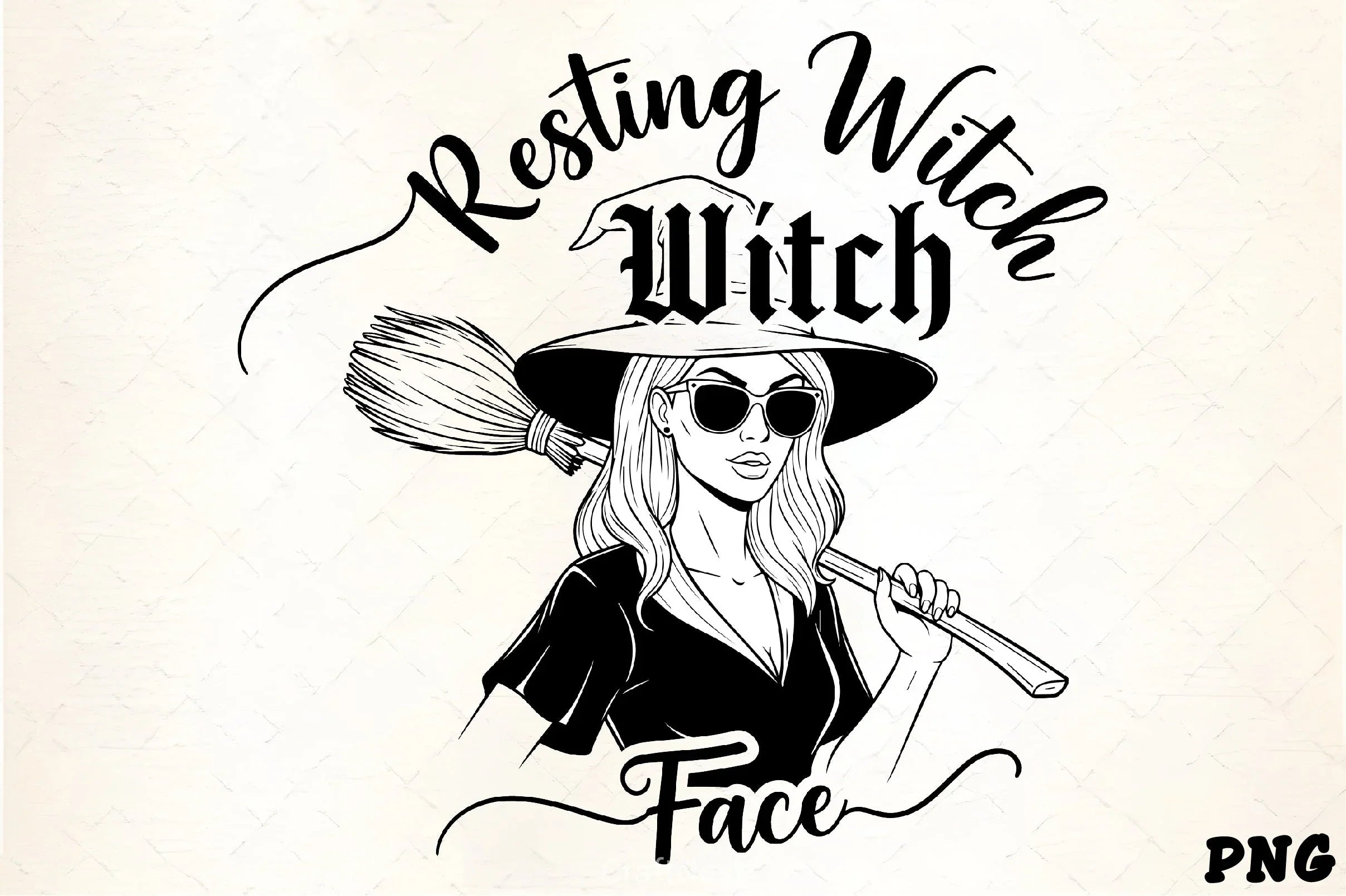 Resting Witch Face Clipart Bundle - CraftNest - Digital Crafting and Art