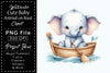 Cute Baby Animals Boat Clipart Bundle