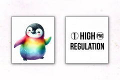 Rainbow Animals Clipart - CraftNest - Digital Crafting and Art