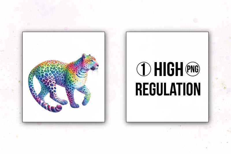 Rainbow Animals Clipart Bundle 18 - CraftNest - Digital Crafting and Art