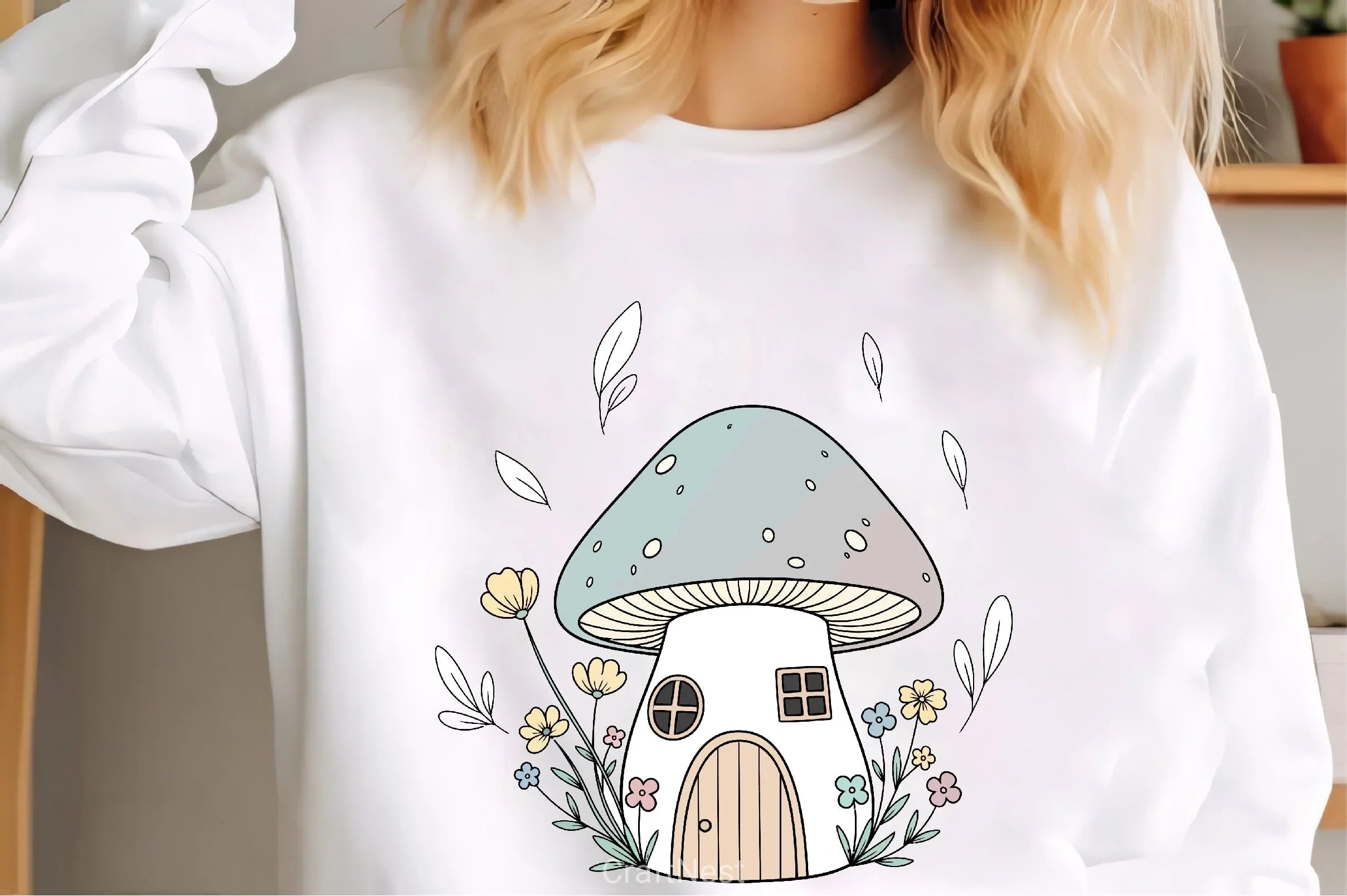 Cute Mushroom House Clipart Bundle - CraftNest - Digital Crafting and Art